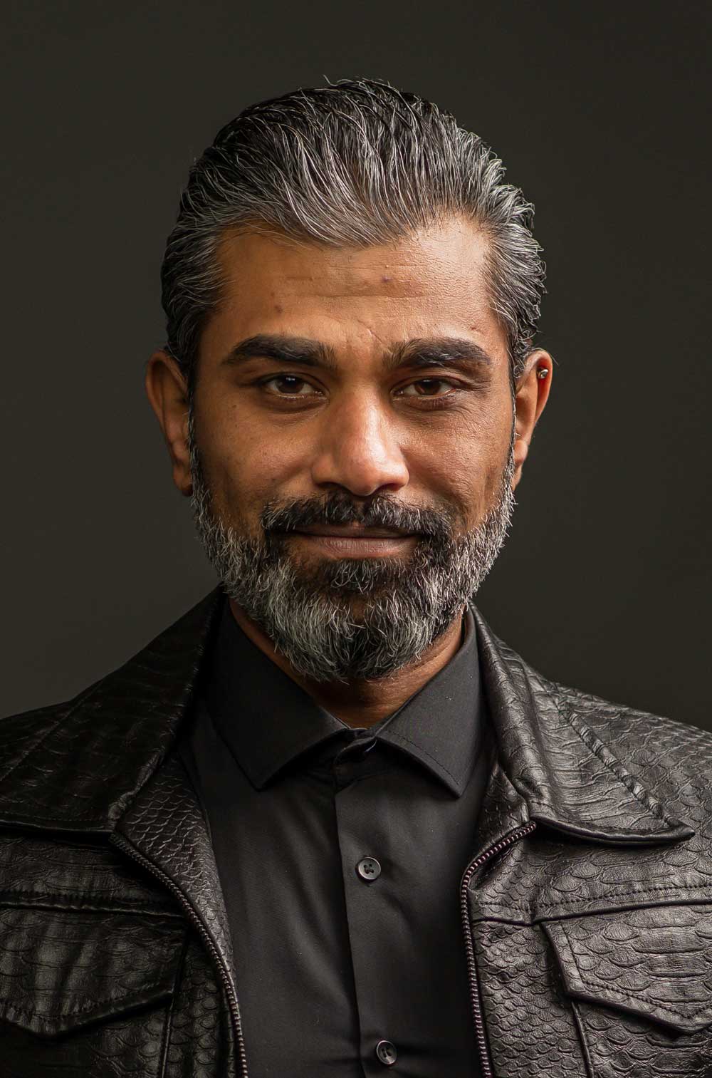Profile shot of Jatin Patel